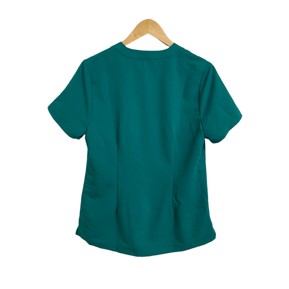 Jaanuu women's relaxed 3 pocket top‎ hunter green size Large NWT - Picture 3 of 3
